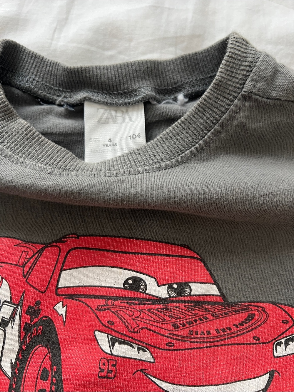 Zara Disney Pixar Cars Lightning McQueen & Ralph Lauren Tee Bundle - Picture 3 of 4